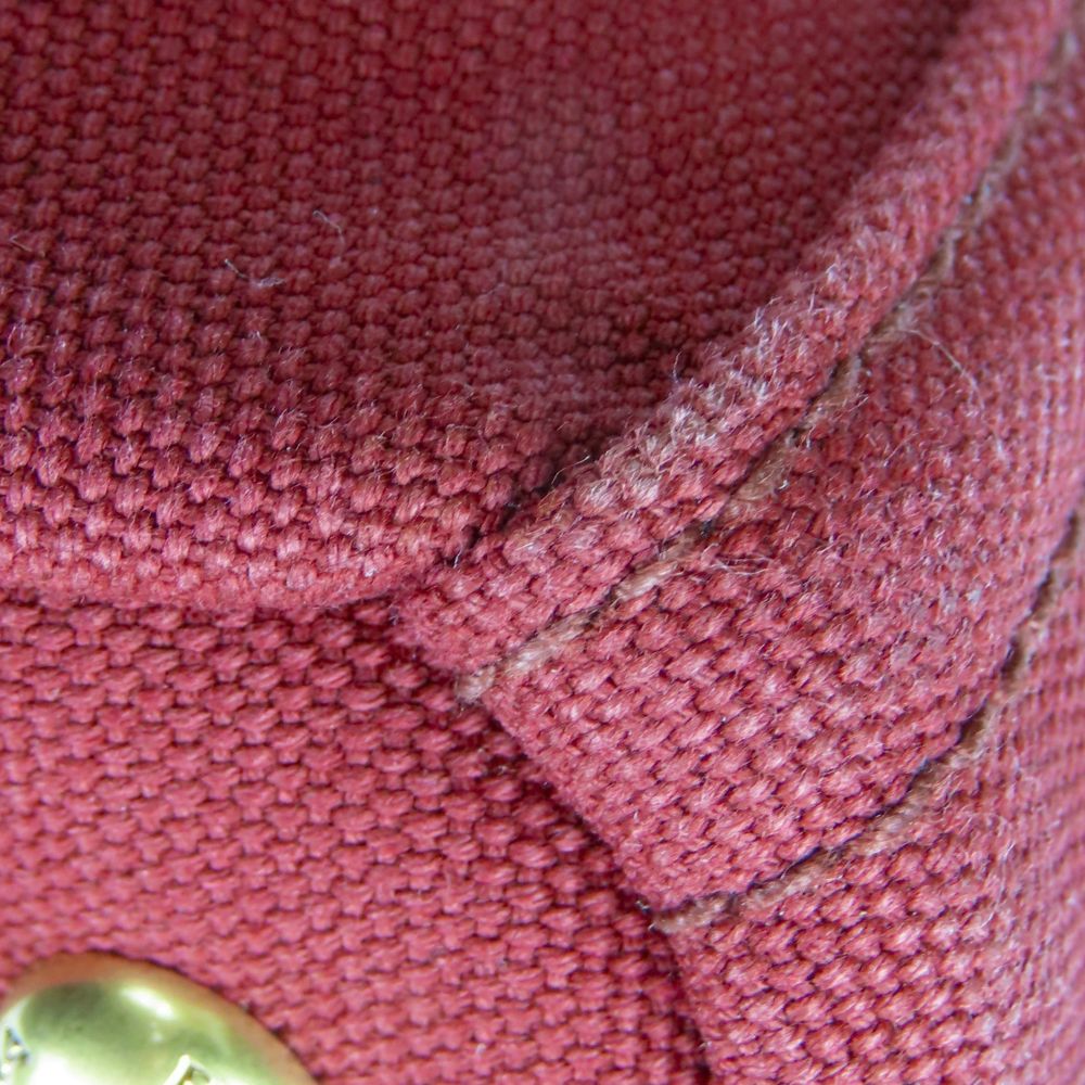 PRADA Tote Bag B2642O canvas Amarrant Studs Canapa Women Used Authentic