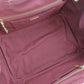 PRADA Tote Bag B2642O canvas Amarrant Studs Canapa Women Used Authentic