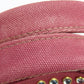 PRADA Tote Bag B2642O canvas Amarrant Studs Canapa Women Used Authentic