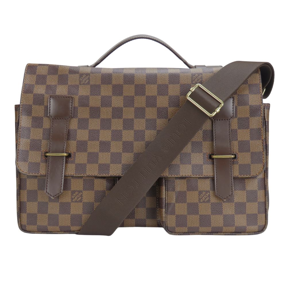 LOUIS VUITTON Shoulder Bag N42270 Damier Ebene Broadway mens Used Authentic