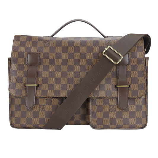 LOUIS VUITTON Shoulder Bag N42270 Damier Ebene Broadway mens Used Authentic
