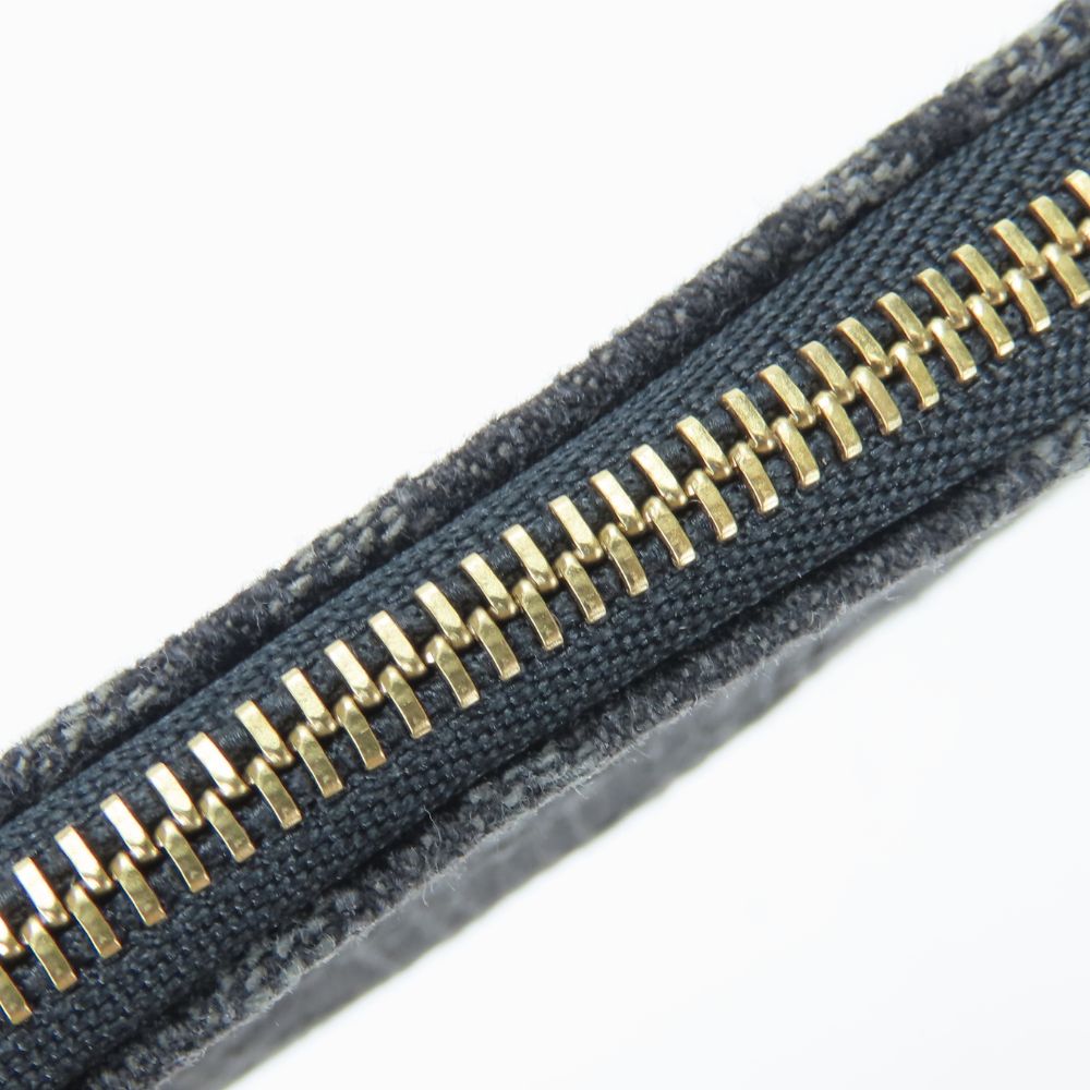 LOUIS VUITTON Coin case M95616 Monogram denim gray Pochette cree mens(Unisex) Used Authentic