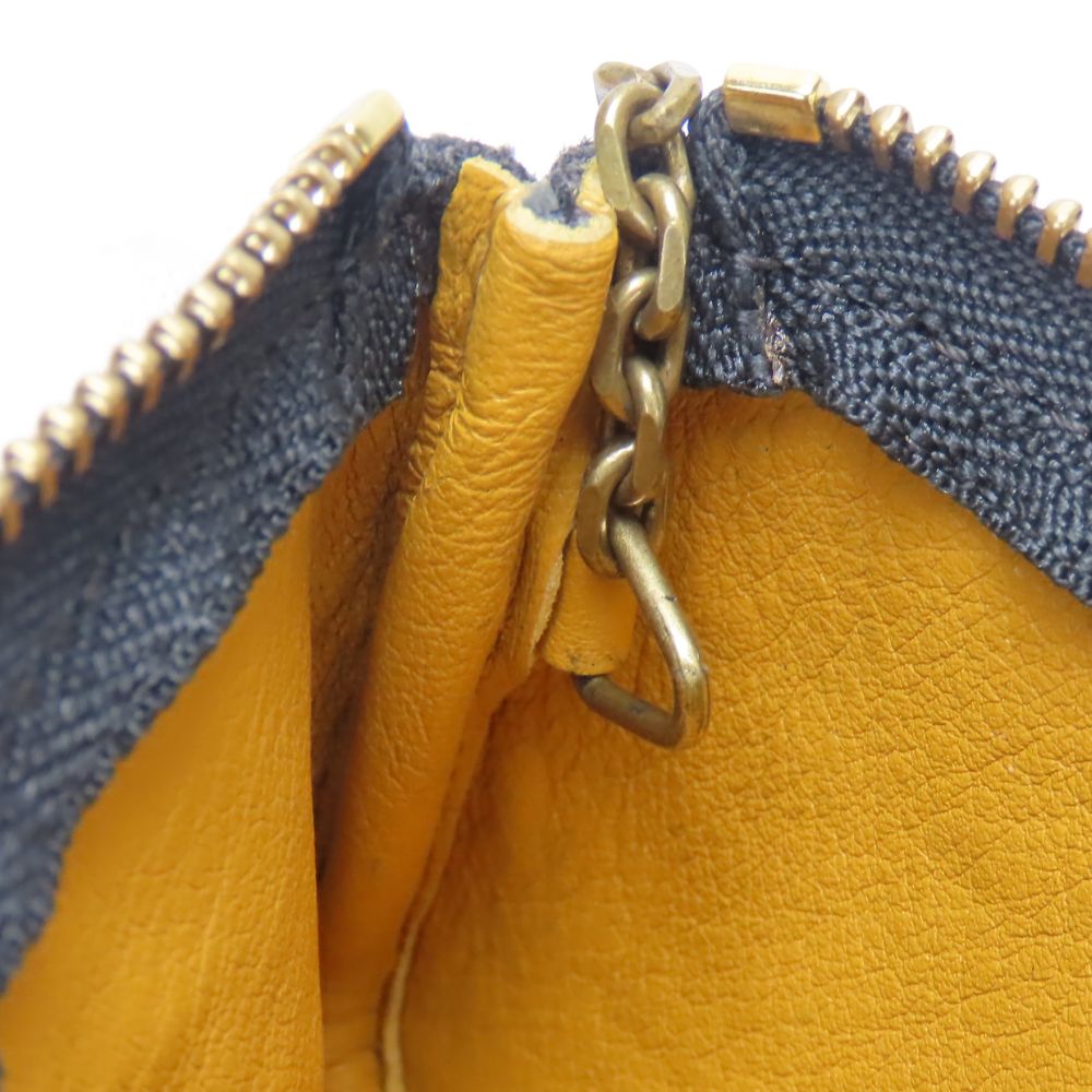 LOUIS VUITTON Coin case M95616 Monogram denim gray Pochette cree mens(Unisex) Used Authentic