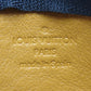 LOUIS VUITTON Coin case M95616 Monogram denim gray Pochette cree mens(Unisex) Used Authentic