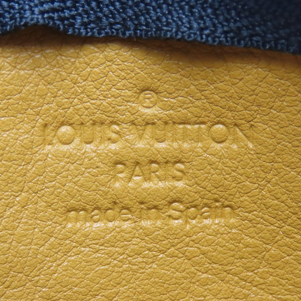 LOUIS VUITTON Coin case M95616 Monogram denim gray Pochette cree mens(Unisex) Used Authentic