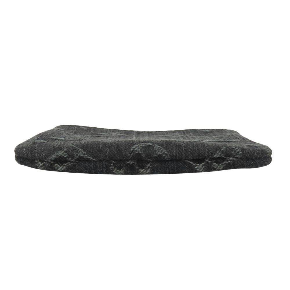 LOUIS VUITTON Coin case M95616 Monogram denim gray Pochette cree mens(Unisex) Used Authentic