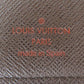 LOUIS VUITTON Bifold Wallet N61675 Damier Brown Portefeuille�EMarco mens(Unisex) Used Authentic