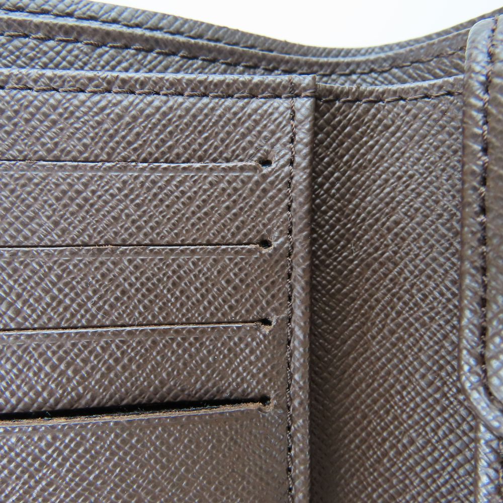 LOUIS VUITTON Bifold Wallet N61675 Damier Brown Portefeuille�EMarco mens(Unisex) Used Authentic