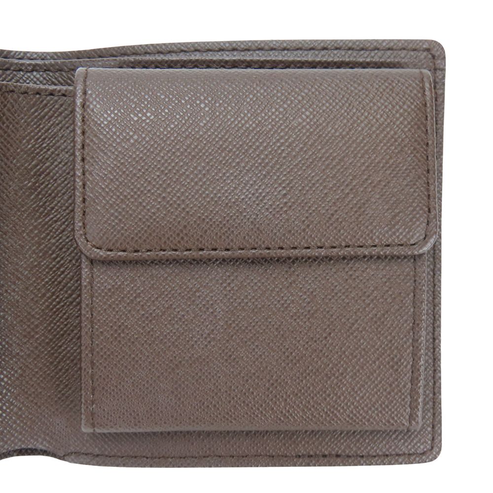 LOUIS VUITTON Bifold Wallet N61675 Damier Brown Portefeuille�EMarco mens(Unisex) Used Authentic