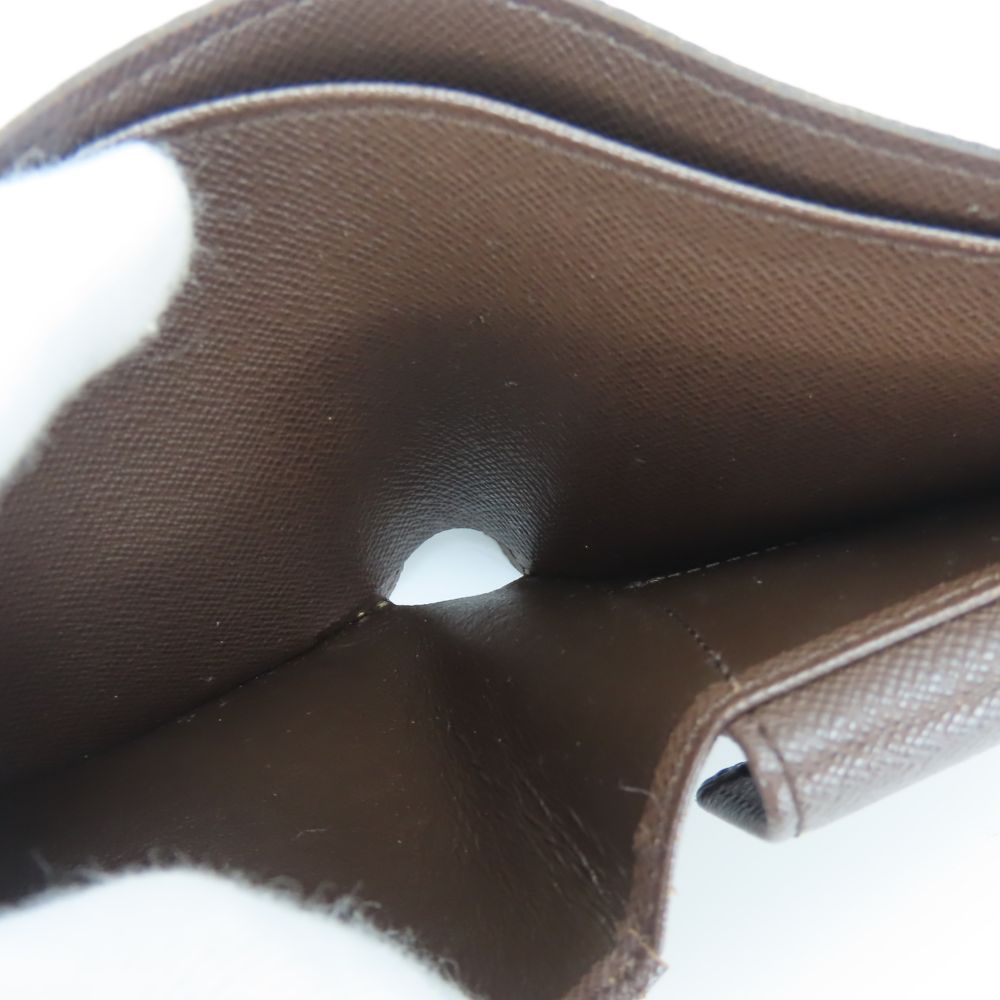 LOUIS VUITTON Bifold Wallet N61675 Damier Brown Portefeuille�EMarco mens(Unisex) Used Authentic