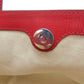 GUCCI Handbag 410812 GG Supreme canvas, leather beige Chilled license Women Used Authentic