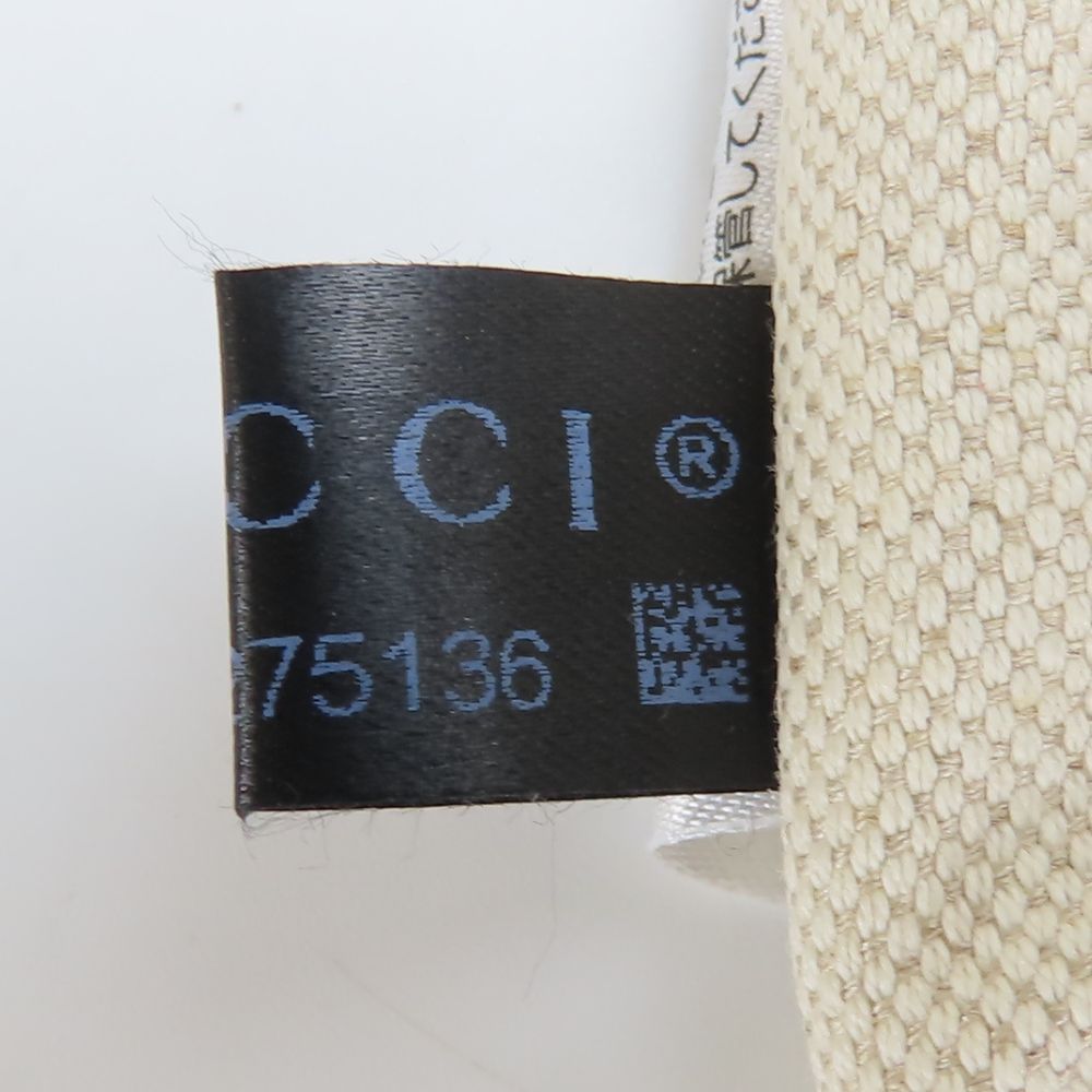 GUCCI Handbag 410812 GG Supreme canvas, leather beige Chilled license Women Used Authentic