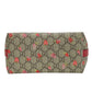 GUCCI Handbag 410812 GG Supreme canvas, leather beige Chilled license Women Used Authentic