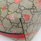 GUCCI Handbag 410812 GG Supreme canvas, leather beige Chilled license Women Used Authentic