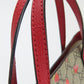 GUCCI Handbag 410812 GG Supreme canvas, leather beige Chilled license Women Used Authentic