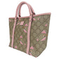GUCCI Handbag 297557 GG Supreme canvas, leather beige Chilled license Women Used Authentic