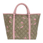 GUCCI Handbag 297557 GG Supreme canvas, leather beige Chilled license Women Used Authentic