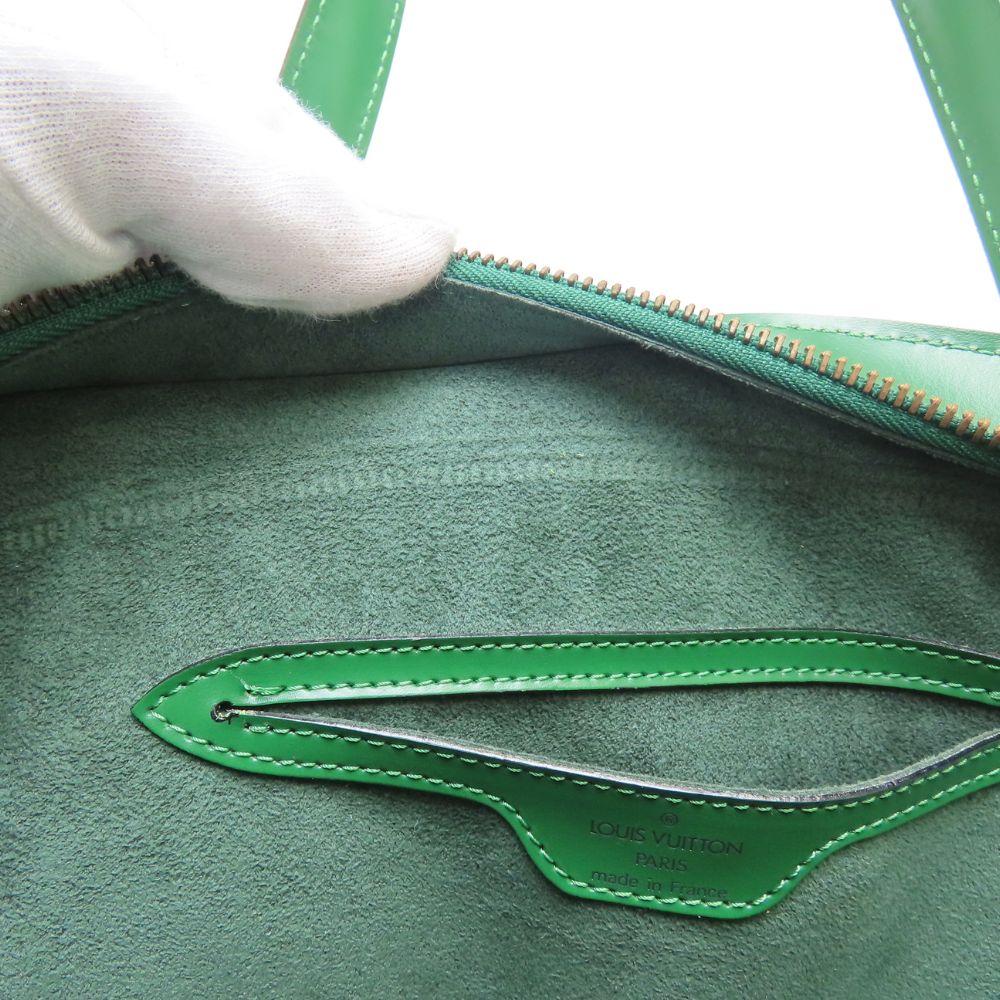 LOUIS VUITTON Handbag M52274 Epi Leather Borneo Green Sun jack Women Used Authentic