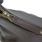 GUCCI Handbag 190525 Sima leather Dark brown Abbey Women Used Authentic