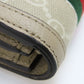 GUCCI Bifold Wallet 598662 GG Supreme canvas, leather Greige type Offidia GG Women Used Authentic