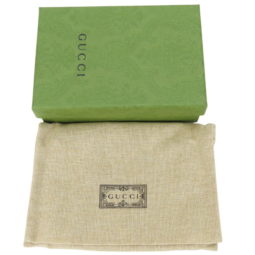 GUCCI Bifold Wallet 723786 leather pink Women Used Authentic