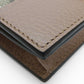 GUCCI Bifold Wallet 658610 GG Supreme canvas, leather Two-tone color (beige) GG Marmont Women Used Authentic