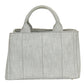 PRADA Handbag 1BG439 canvas gray CANAPA Canapa