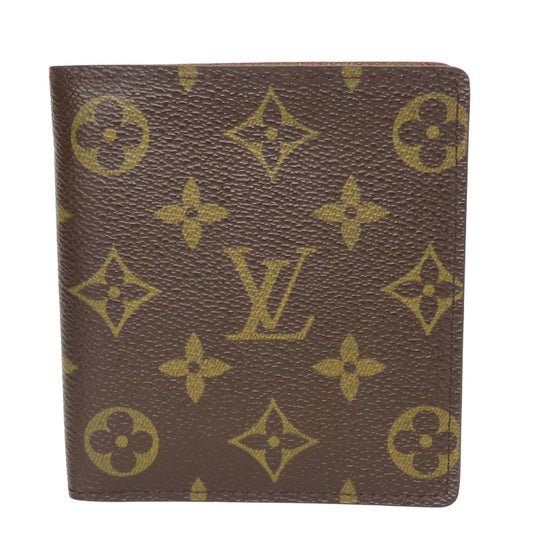 LOUIS VUITTON Bifold Wallet M60883 Monogram Brown Porte Billets 10 Cartes Crdit