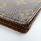 LOUIS VUITTON Bifold Wallet M60883 Monogram Brown Porte Billets 10 Cartes Crdit