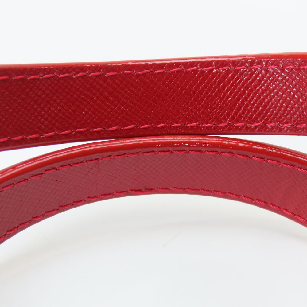 BURBERRY Handbag canvas Red Nova Check
