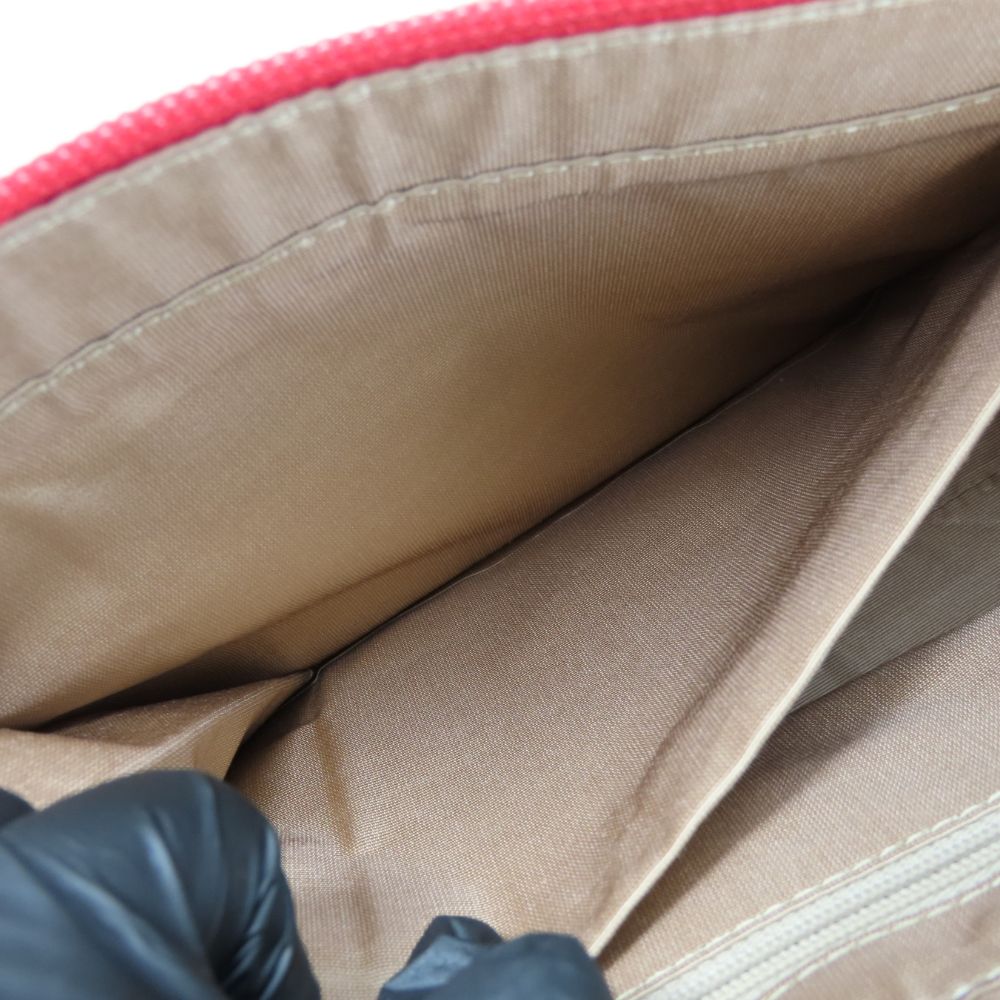 BURBERRY Handbag canvas Red Nova Check
