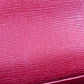 GUCCI Long Wallet Purse 410100 leather Red type Blooms