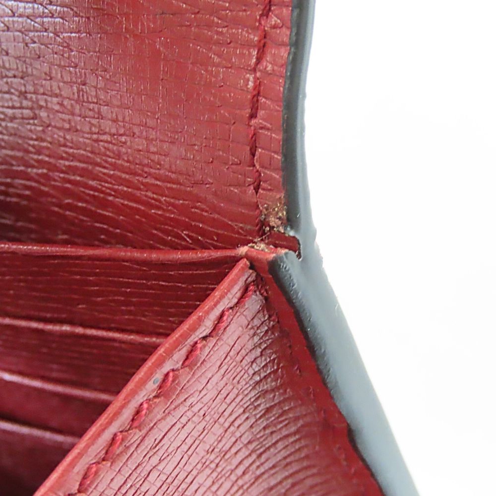 GUCCI Long Wallet Purse 410100 leather Red type Blooms