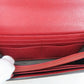 GUCCI Long Wallet Purse 410100 leather Red type Blooms
