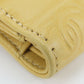 CHANEL Bifold Wallet lambskin beige icon
