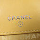 CHANEL Bifold Wallet lambskin beige icon