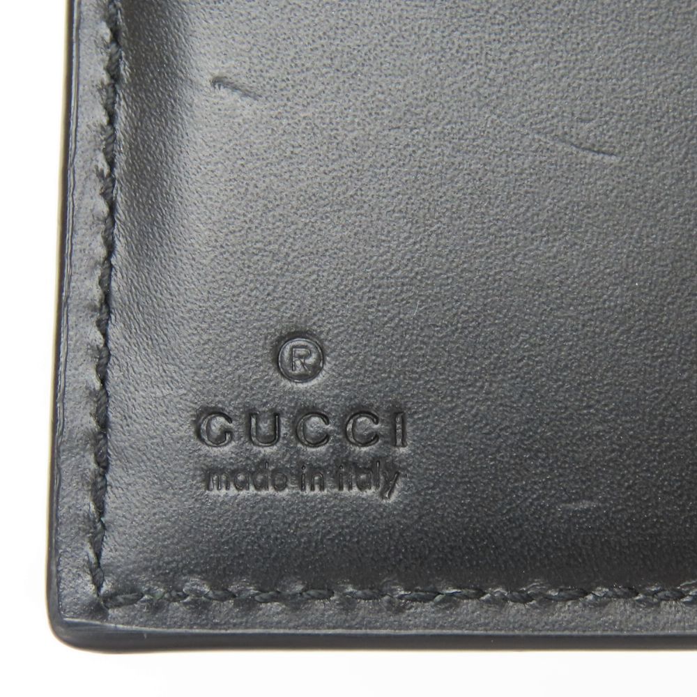 GUCCI Bifold Wallet 451266 GG Supreme Canvas black