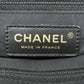 CHANEL Tote Bag Jacquard nylon black New travel line PM