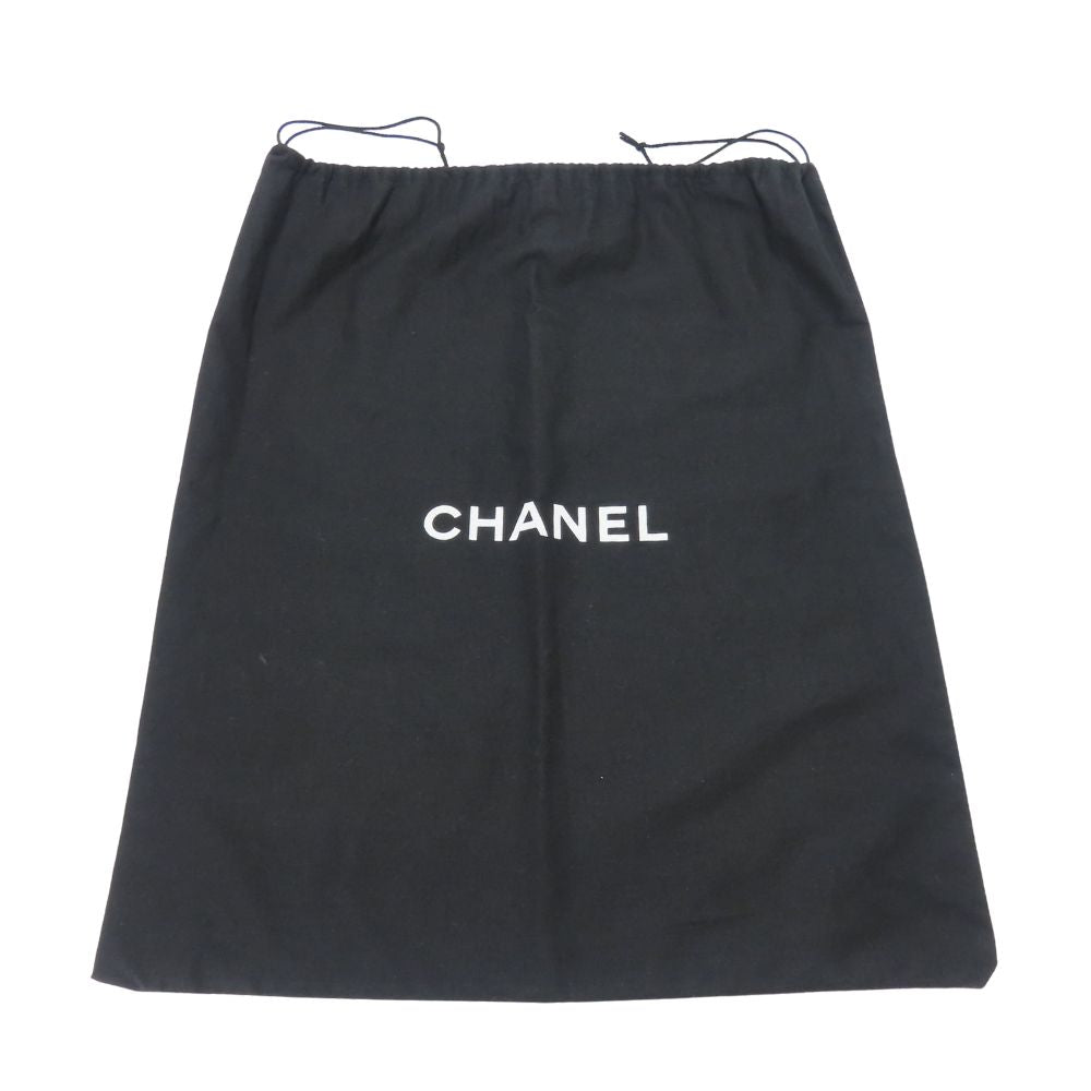 CHANEL Tote Bag Jacquard nylon black New travel line PM