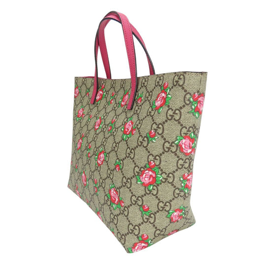 GUCCI Tote Bag 410812 GG Supreme Canvas Rose pink Chilled license