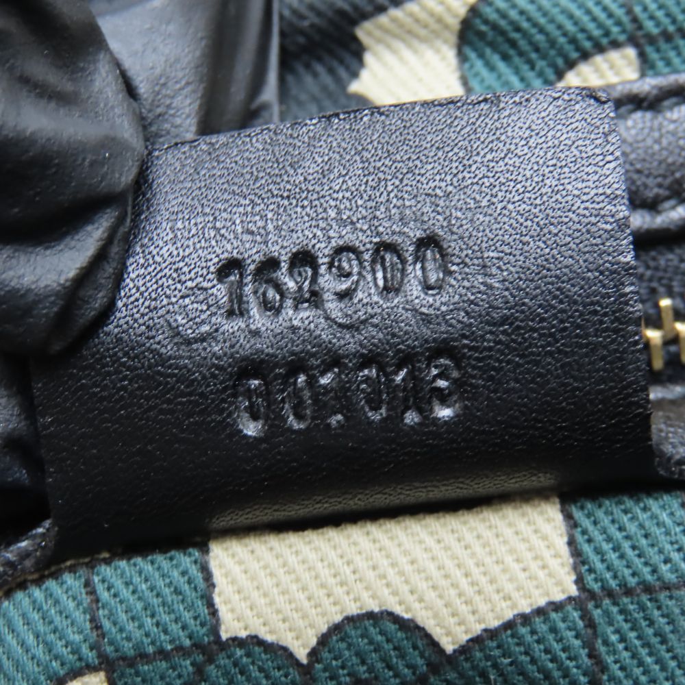 GUCCI Tote Bag 162900 Sima leather black Horsebit Guccisima