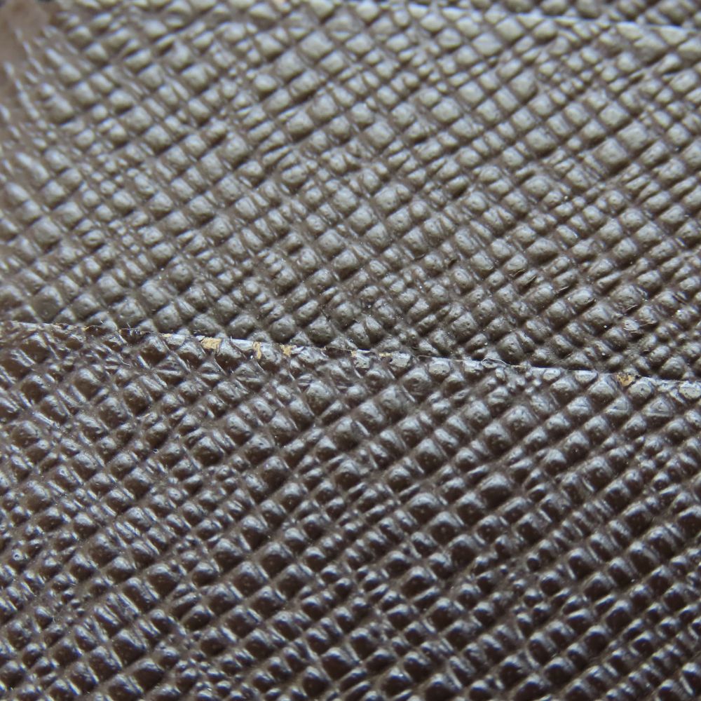 LOUIS VUITTON Bifold Wallet N61665 Damier Ebene Porte Billets Cartes Crdit Monet