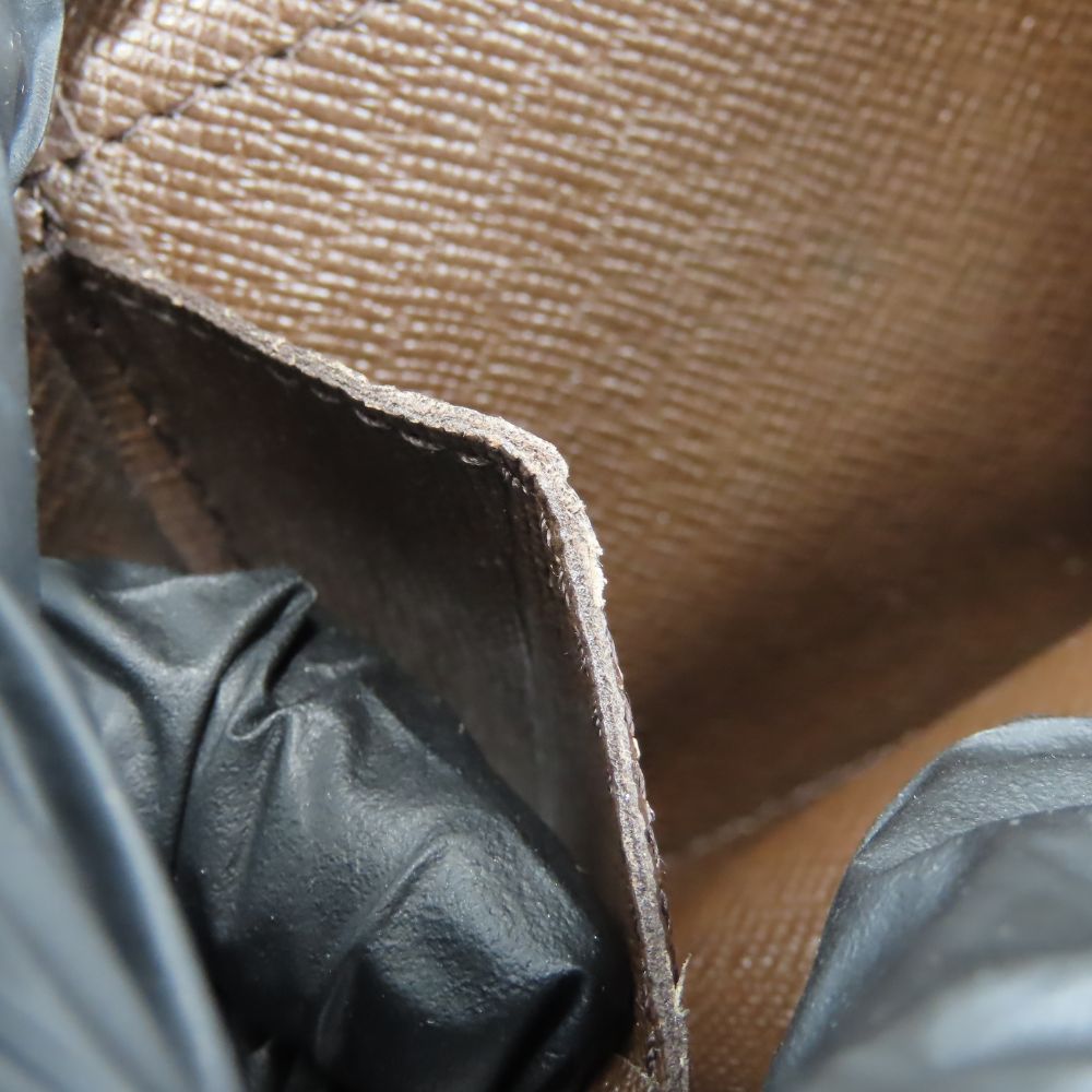 LOUIS VUITTON Bifold Wallet N61665 Damier Ebene Porte Billets Cartes Crdit Monet