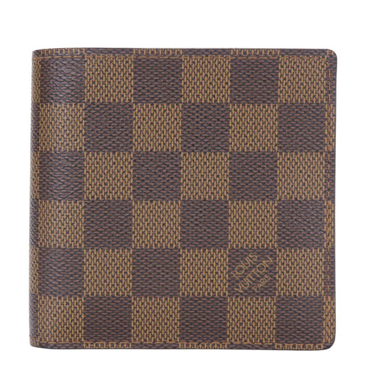 LOUIS VUITTON Bifold Wallet N61665 Damier Ebene Porte Billets Cartes Crdit Monet
