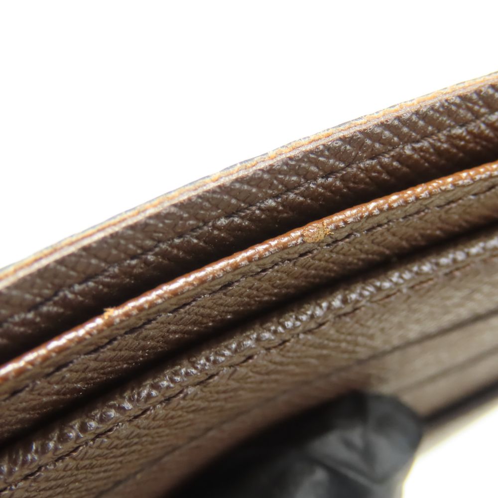 LOUIS VUITTON Bifold Wallet N61665 Damier Ebene Porte Billets Cartes Crdit Monet