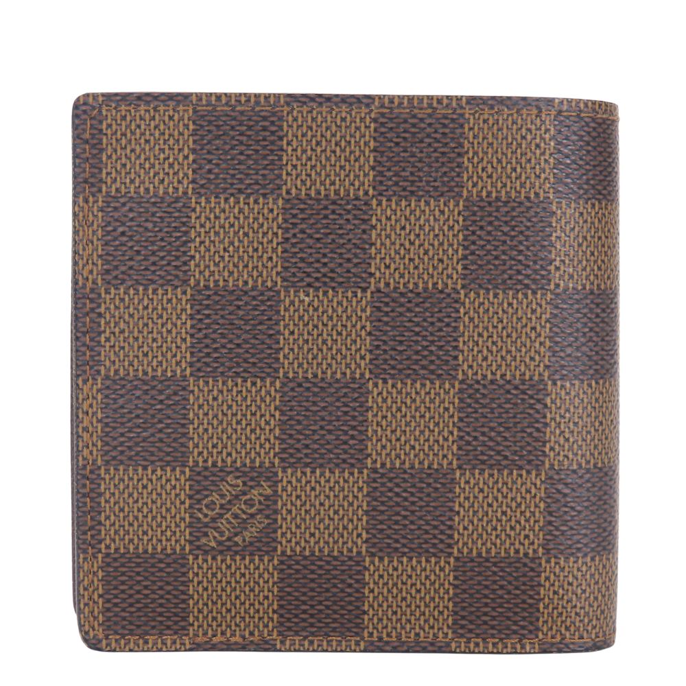 LOUIS VUITTON Bifold Wallet N61665 Damier Ebene Porte Billets Cartes Crdit Monet