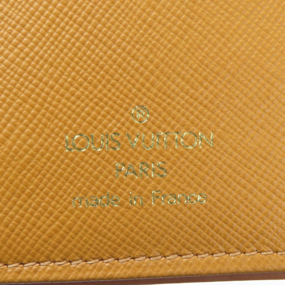 LOUIS VUITTON Tri-fold wallet M92441 Monogram mini Beige type Porte Billets Cartes Crdit Monet