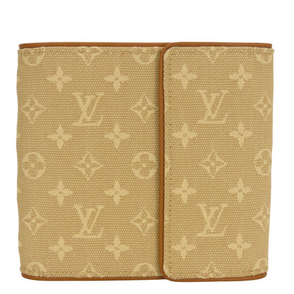 LOUIS VUITTON Tri-fold wallet M92441 Monogram mini Beige type Porte Billets Cartes Crdit Monet