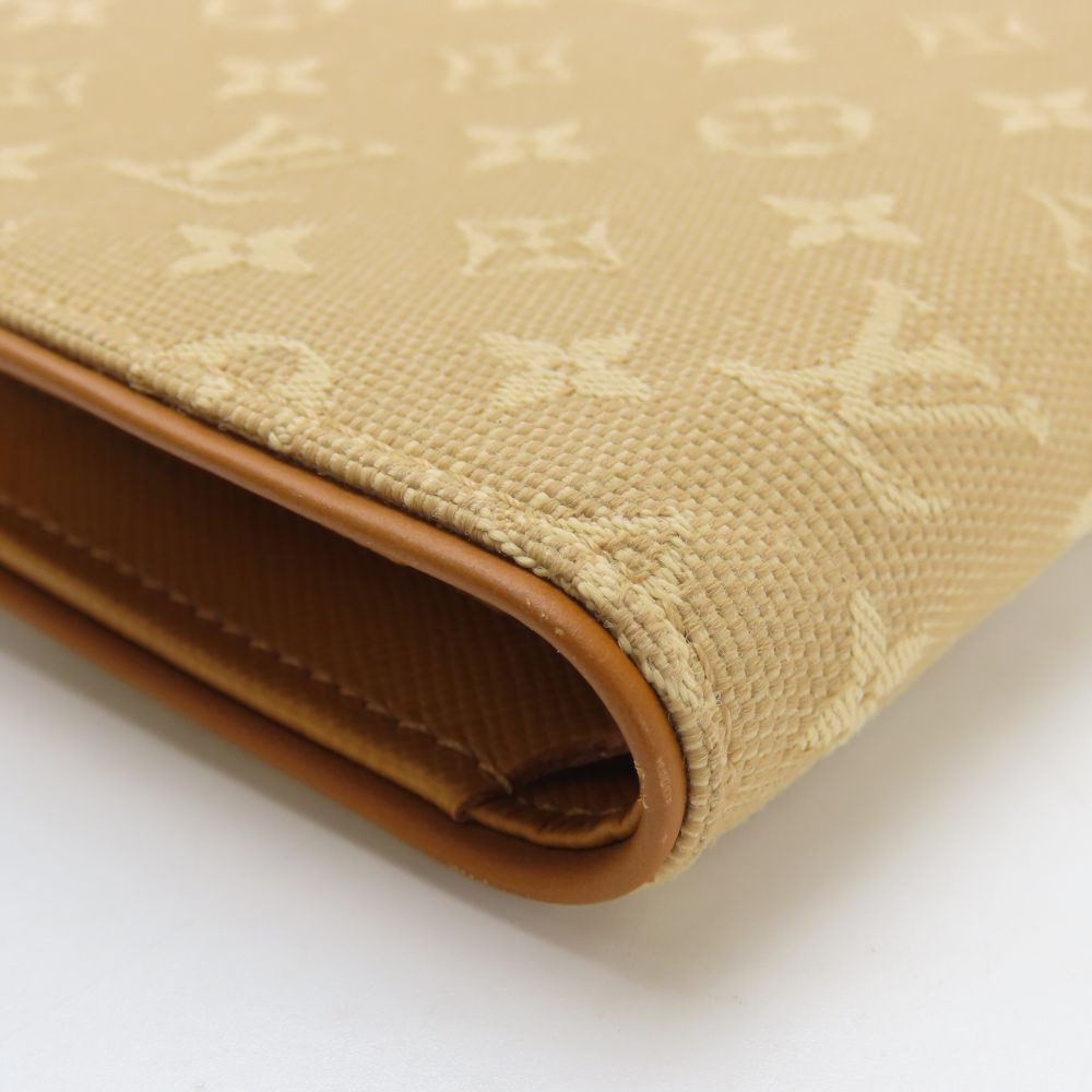 LOUIS VUITTON Tri-fold wallet M92441 Monogram mini Beige type Porte Billets Cartes Crdit Monet