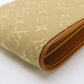 LOUIS VUITTON Tri-fold wallet M92441 Monogram mini Beige type Porte Billets Cartes Crdit Monet